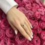 Серебряное кольцо SilverBreeze с фианитами (2138570) 17