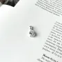 Серебряная подвеска SilverBreeze с фианитами (2138686)