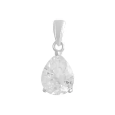 Серебряная подвеска SilverBreeze с фианитами (2138686)