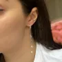 Серебряные серьги SilverBreeze с фианитами (2138747)