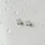Серебряные серьги SilverBreeze с фианитами (2138761)
