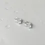 Серебряные серьги SilverBreeze с фианитами (2138778)