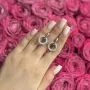 Серебряные серьги SilverBreeze с фианитами (2138792)