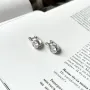 Серебряные серьги SilverBreeze с фианитами (2138808)