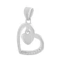 Серебряная подвеска SilverBreeze с фианитами (2138983)