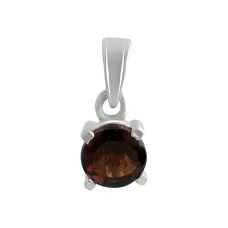 Серебряная подвеска SilverBreeze с гранатом 0.595ct (2140054) Серебряная подвеска SilverBreeze с гранатом 0.595ct (2140054)