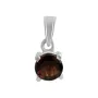 Серебряная подвеска SilverBreeze с гранатом 0.595ct (2140054)