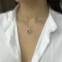 Серебряная подвеска SilverBreeze с сапфиром 0.188ct (2140078)