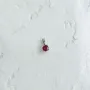 Серебряная подвеска SilverBreeze с рубином 0.963ct (2140320)