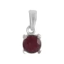 Серебряная подвеска SilverBreeze с рубином 0.963ct (2140320)