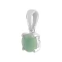 Серебряная подвеска SilverBreeze с изумрудом 0.448ct (2140399)