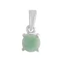 Серебряная подвеска SilverBreeze с изумрудом 0.448ct (2140399)