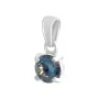 Серебряная подвеска SilverBreeze с мистик топазом 0.873ct (2140405)