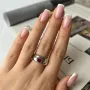 Серебряное кольцо SilverBreeze с натуральным рубином 0.4ct (2140450) 18.5