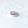 Серебряное кольцо SilverBreeze с натуральным рубином 0.4ct (2140450) 17.5