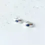 Серебряные серьги SilverBreeze с натуральным сапфиром 1.1ct (2140573)