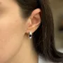 Серебряные серьги SilverBreeze с натуральным сапфиром 1.1ct (2140573)