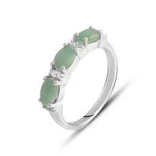 Серебряное кольцо SilverBreeze с натуральным изумрудом 1.589ct фианитами (2140696) 18