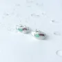 Серебряные серьги SilverBreeze с натуральным изумрудом 0.8ct (2140726)