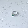 Серебряное кольцо SilverBreeze с аквамарином nano 0.756ct (2141365) 16.5