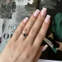 Серебряное кольцо SilverBreeze с аквамарином nano 0.756ct (2141365) 16.5