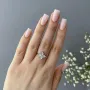 Серебряное кольцо SilverBreeze с фианитами (2142539) 18.5