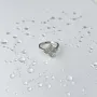 Серебряное кольцо SilverBreeze с фианитами (2142539) 17