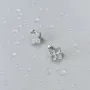 Серебряные серьги SilverBreeze с фианитами (2142546)