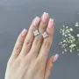 Серебряные серьги SilverBreeze с фианитами (2142546)