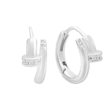 Серебряные серьги SilverBreeze с фианитами (2142607)