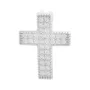Серебряный крестик SilverBreeze с фианитами (2142911)
