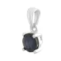 Серебряная подвеска SilverBreeze с сапфиром 0.643ct (2143291)