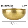 Тибетська співоча чаша Singing bowl Ручна холодна ковка 19,3/19,3/8 см Бронза матова (27400)