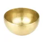 Тибетська співоча чаша Singing bowl Ручна холодна ковка 20,5/20,5/9,5 см Бронза матова (27402)