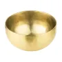 Тибетська співоча чаша Singing bowl Ручна холодна ковка 15,5/15,5/8 см Бронза матова (26555)