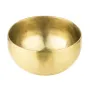 Поющая чаша Тибетская Singing bowl Ручная холодная ковка 15,9/15,9/8 см Бронза матовая (26556)