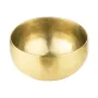 Поющая чаша Тибетская Singing bowl Ручная холодная ковка 15,6/15,6/8,4 см Бронза матовая (26557)