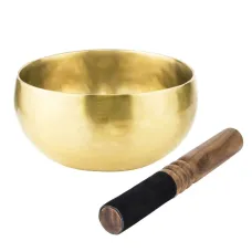 Поющая чаша Тибетская Singing bowl Ручная холодная ковка 15,6/15,6/8,4 см Бронза матовая (26557) Поющая чаша Тибетская Singing bowl Ручная холодная ковка 15,6/15,6/8,4 см Бронза матовая (26557)