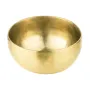 Поющая чаша Тибетская Singing bowl Ручная холодная ковка 13,8/13,8/7 см Бронза матовая (26564)
