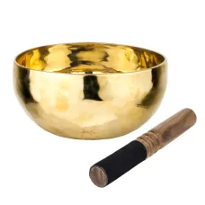 Співоча чаша Тибетська Singing bowl Ручна холодна ковка 17,7/17,7/9,4 см Бронза полірована (27394) Співоча чаша Тибетська Singing bowl Ручна холодна ковка 17,7/17,7/9,4 см Бронза полірована (27394)