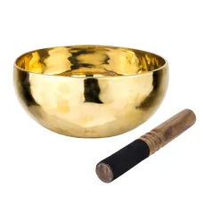 Співоча чаша Тибетська Singing bowl Ручна холодна ковка 21/21/9.6 см Бронза полірована (27397) Співоча чаша Тибетська Singing bowl Ручна холодна ковка 21/21/9.6 см Бронза полірована (27397)
