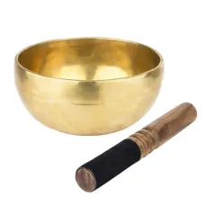 Співоча чаша Тибетська Singing bowl Ручна холодна ковка 13.6/13.6/6.5 см Бронза матова (26562) Співоча чаша Тибетська Singing bowl Ручна холодна ковка 13.6/13.6/6.5 см Бронза матова (26562)