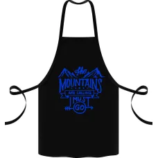Фартук с принтом Кавун Mountains 68 см Черный
