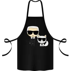 Фартук с принтом Кавун Karl Lagerfeld 68 см Черный