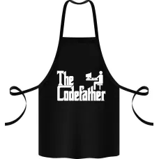 Фартук с принтом Кавун Codefather 68 см Черный