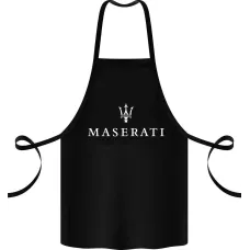 Фартук с принтом Кавун Maserati 68 см Черный