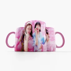 Чашка Fan Girl БлэкПинк розовая - Blackpink (19199) 330 мл