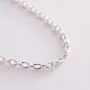 Серебряный браслет (якорное плетение) бс20224 Оникс 16