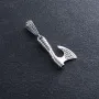 Серебряный кулон Секира Перуна 093 Оникс
