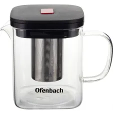 Заварочный чайник со съемным ситечком Oxio 1л DP218679 Ofenbach
